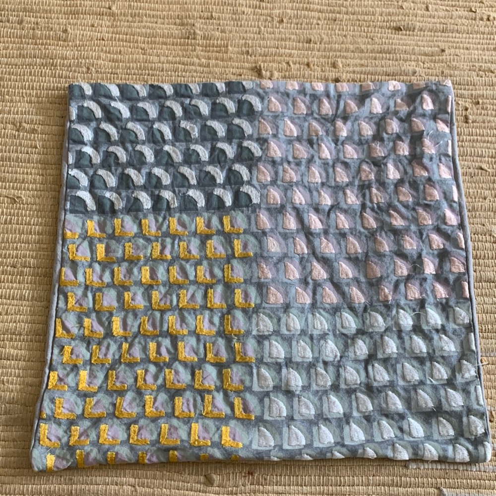 West Elm pillow cover 45 x 45 cm.
